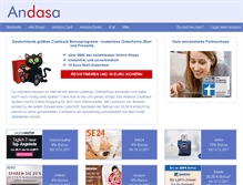 Tablet Screenshot of andasa.de